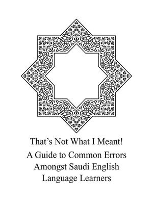 cover image of That's Not What I Meant!